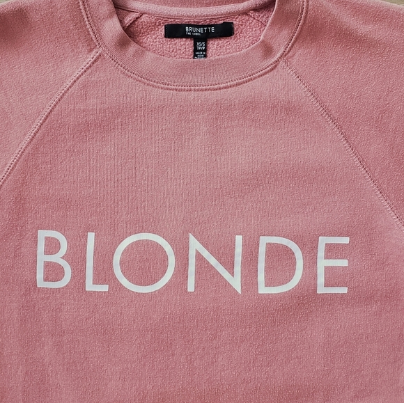 Brunette the Label BLONDE Sweatshirt dusty rose XS - Picture 6 of 10